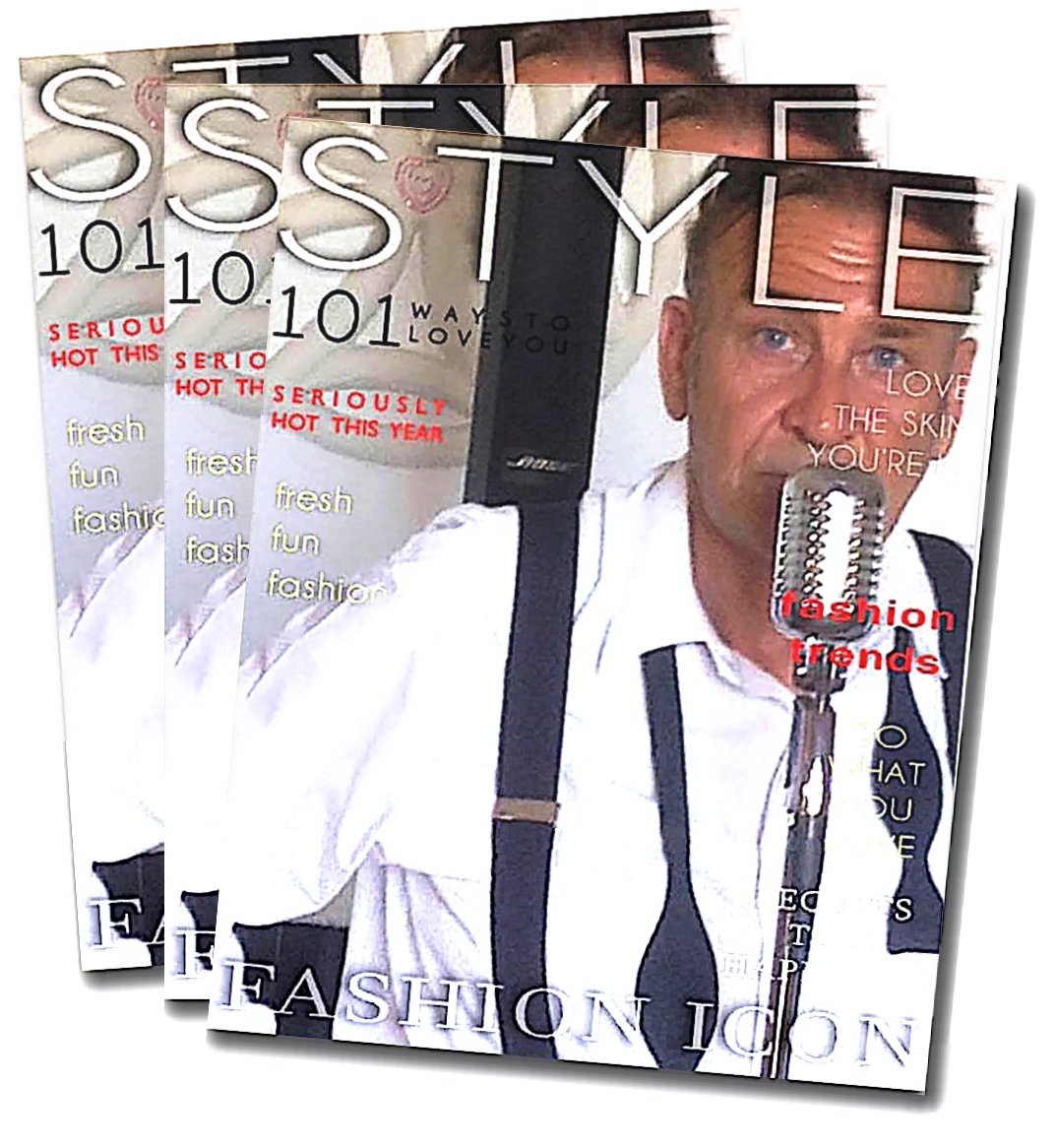 style magazine cover